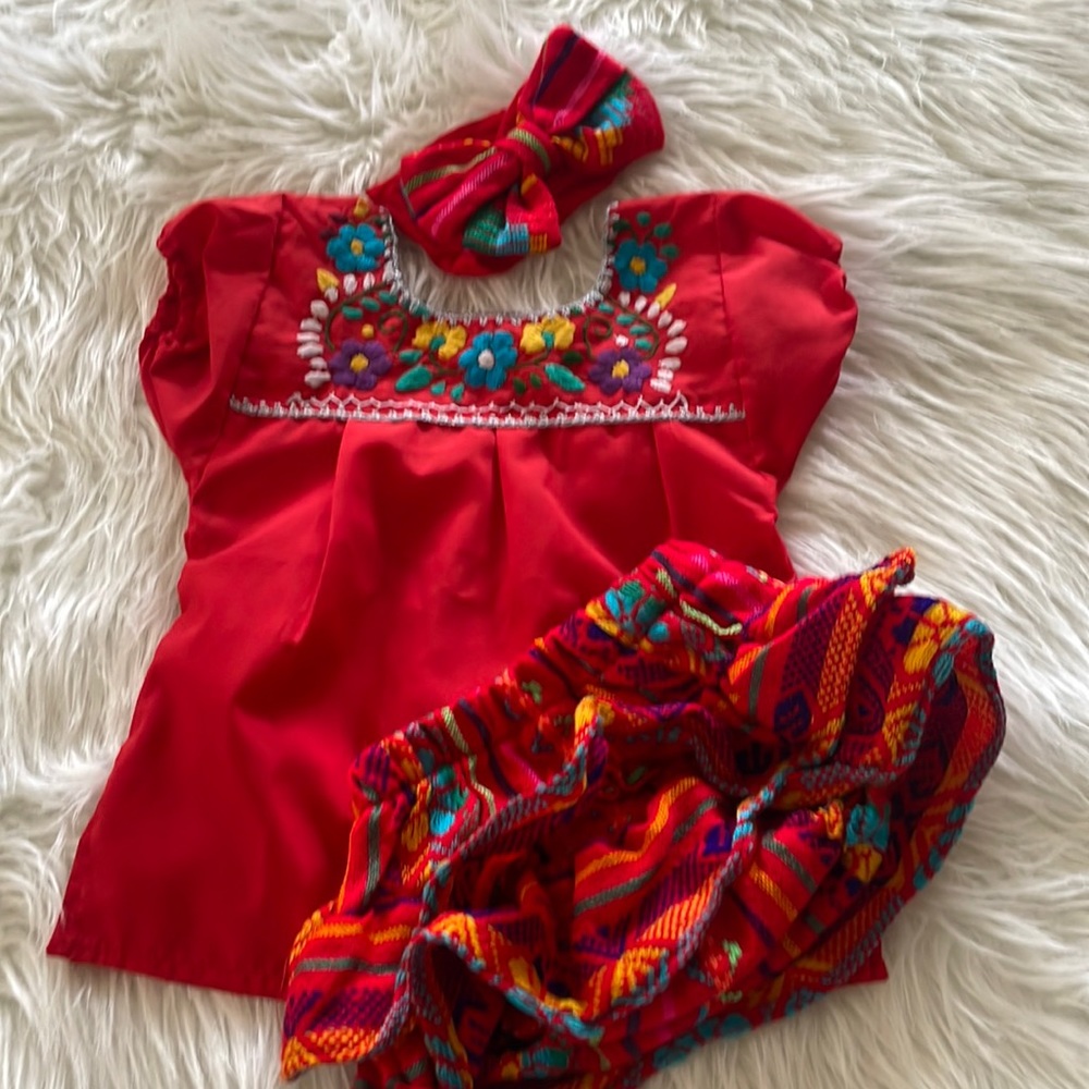 Babies and toddlers Mexican outfits